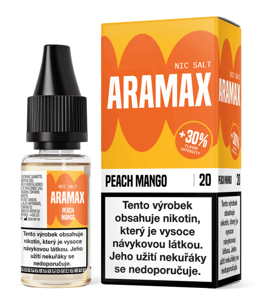 Aramax Nic Salt Peach Mango