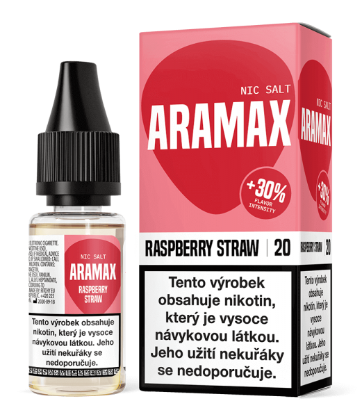 Aramax Nic Salt Raspberry Straw