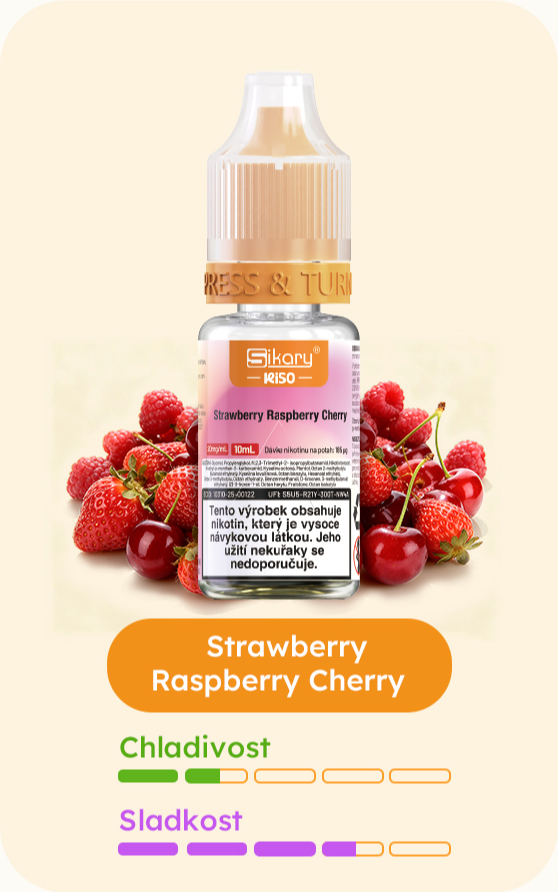 Sikary Kiso Strawberry Raspberry Cherry